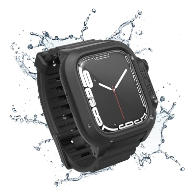 Image de Catalyst Total Protection Case Apple Watch 45mm (Series 7 / 8 9) Stealth Black CAT45WAT7BLK
