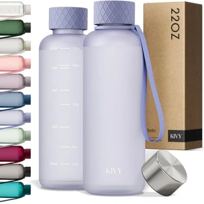 Image de KIVY Bouteille d&#039;eau en Tritan (bleu clair, 650 ml)