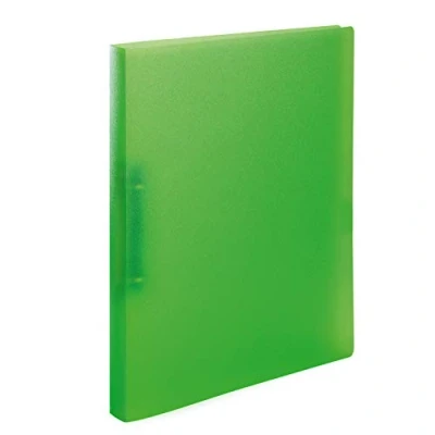 Image de HERMA Classeurs á 2 anneaux A4 Translucide Vert, dos de 25 mm, Classeur souple en plastique, Avec compresseur