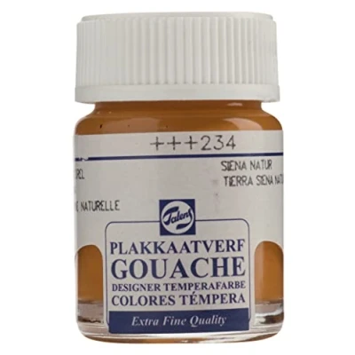 Image de Talens Gouache Extra Fine Qualité Flacon 16 ml Sienne brute 234