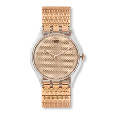 Image de Swatch Femmes Analogique Quartz Montre avec Bracelet en Acier Inoxydable SUOK134A