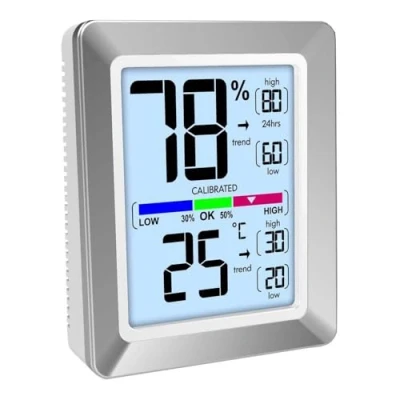 Image de Technoline WS9460 Moderne Avant Couleur écran Tactile pour éclairage Argent 73 x 89 27 mm