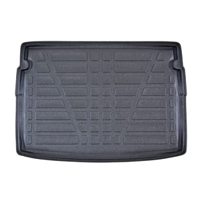 Image de Tapis de Coffre sur Mesure pour Arona Depuis 2017, Noir, Antidérapant, Bord Haut, Toutes Saisons, Adapté Animaux Compagnie
