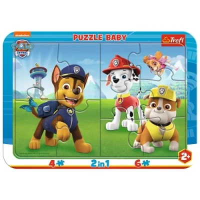 Image de Trefl Baby Puzzles en Cadres, pour Les Enfants à partir de 2 Ans Puzzels, 80022, Pat Patrouille Joyeuse
