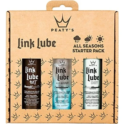 Image de Peaty&#039;s Link Lube Lubrifiant vélo Mixte, Muli, 3x60ml