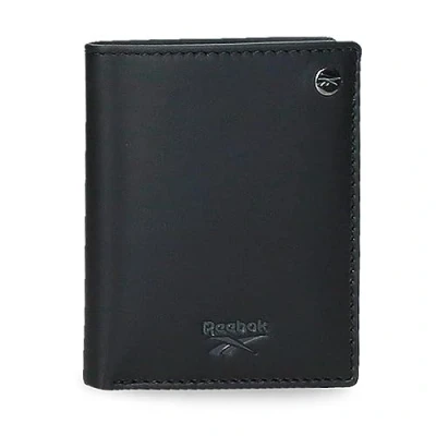 Image de Reebok Switch Portefeuilles et Porte Monnaie en Cuir de Vachette, Noir, Bleu Cuir., Talla única, Portefeuille