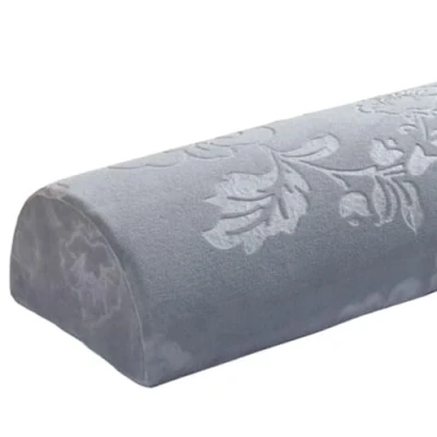 Image de Traversin En Demi lune de Grande Taille Pour Le Cou, Dos, Les Genoux, Jambes, Lombaires, Forme avec Housse Lavable Coussin for Lombaires(1,40x18x10cm/15.7x7x4in)