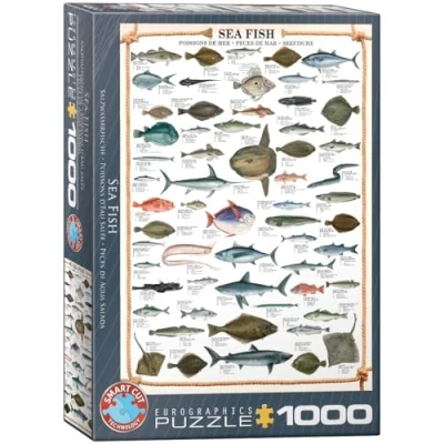 Image de EuroGraphics Sea Fish Poisson Puzzle, 6000 0313, Coloris Assortis, 48 x 68 cm