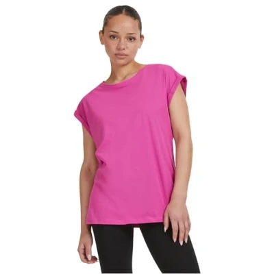 Image de Urban Classics Extended Shoulder Tshirt basique, Femme, Taille: Medium, Brightviolet