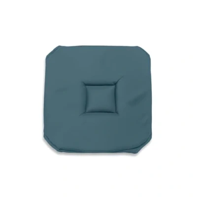 Image de Soleil d&#039;ocre, Alix Dessus de Chaise Gobelin, Polyester, Bleu Celadon 40x40x3 cm