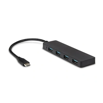 Image de Hamlet XHUB4031TC hub &amp; concentrateur USB 3.2 Gen 2 (3.1 2) Type C 5000 Mbit/s Noir Neuf