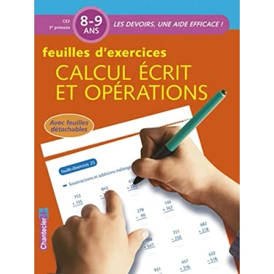 Image de CALCUL ECRIT ET OPERATIONS FEUILLES D&#039;EXERCICES Livre d’occasion Très bon