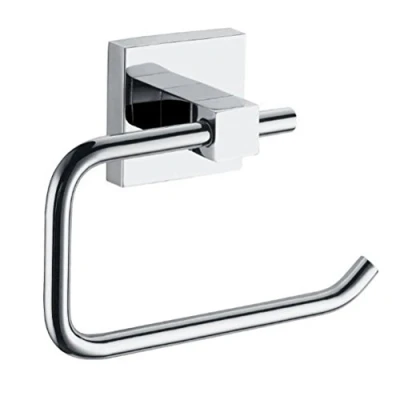 Image de Aothpher Porte Rouleau Papier Toilette Acier Inoxydable Métal Chromé Miroir Poli Accessoirs WC, Distributeur WC Accessoire Toilettes Salles de Bains （base carrée）