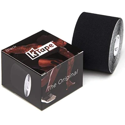 Image de K Tape® Black (Rouleau simple, 5 cm x m) [Noir]
