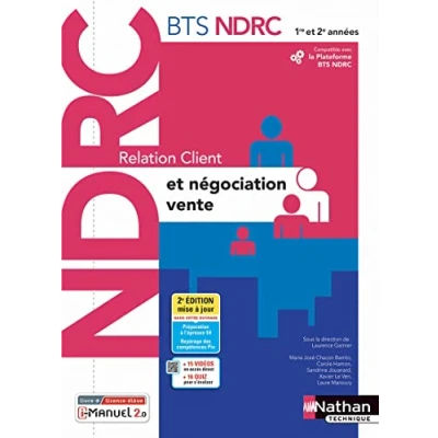 Image de Relation client et négociation vente BTS NDRC 1ère 2ème années Livre + licence élève 2022 d’occasion Bon