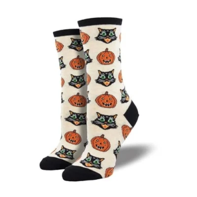 Image de Ro Rox Chaussettes gothiques squelette crâne chauve souris Voodoo unisexe, Multicolore, Taille Unique