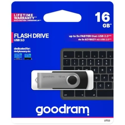 Image de Goodram UTS3 Lecteur USB Flash 16 Go Type A 3.2 Gen 1 (3.1 1) Noir