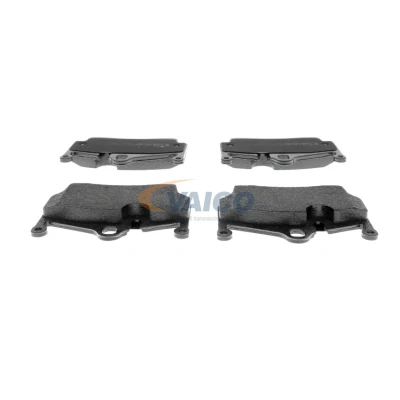 Image de VAICO V45 0024 Jeu de plaquettes frein Q+, Première Monte Essieu arrière contact signal d&#039;usure exclu, préparé pour indicateur