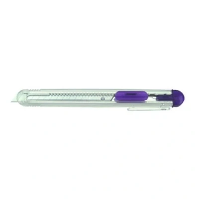 Image de NT+Cutter+iA+120+P%2C+bo%C2%8Ctier+en+plastique%2C+violet transparent