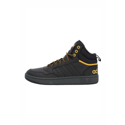 Image de adidas Originals Hoops 3 0 MID Baskets montantes, Homme, Taille: 44, cblack preyel Matière synthétique