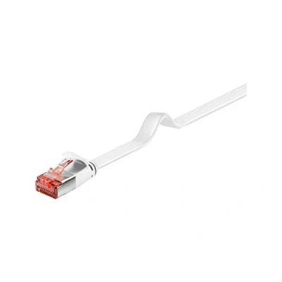Image de Cordon RJ45 Cat6 FTP plat blanc 2m NEKLAN