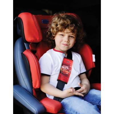 Image de CARS 10263 Coussinet de ceinture Rouge Polyester, Polystyrène