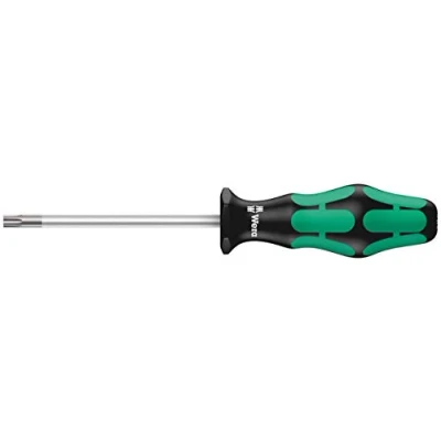 Image de Wera 05028073001 367 Tournevis TORX HF avec fonction de retenue, extra long, TX 30 x 300 mm, Noir/vert