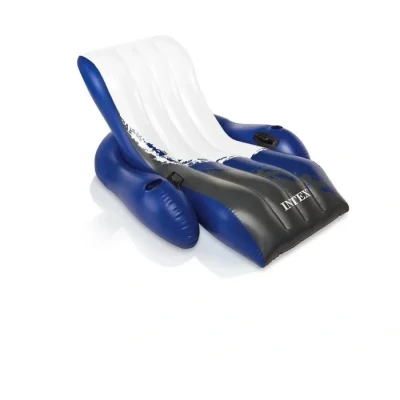 Image de INTEX 58868EU Aufblasbare Schwimmliege Recliner Lounge, 71 x 53 Zoll