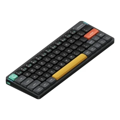 Image de nuphy Air60 V2 Clavier mécanique portable sans fil 60 % discret Compatible avec Windows/Mac OS/Linux Prend en charge Bluetooth 5.1/2,4 GHz/filaire (USB C) Gateron Brown Switch
