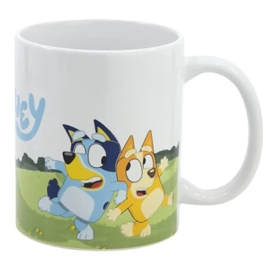 Image de Stor Tasse en céramique de 325 ml dans une boîte cadeau Bluey, multicolore, Estándar, Décontracté