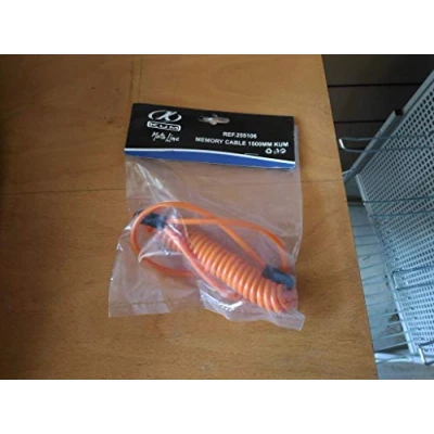 Image de Cordon de rappel pour antivol moto 1500 x 4 mm, orange