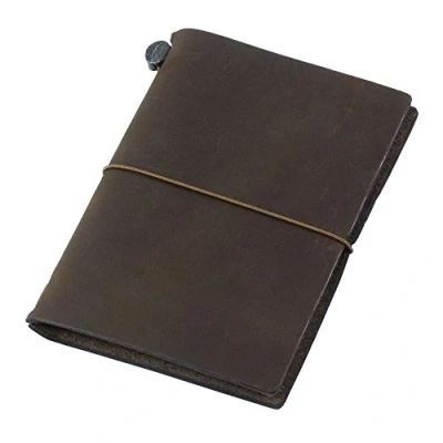 Image de Midori Traveler&#039;s Notebook Journal Passport Size Brown