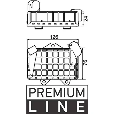 Image de MAHLE ORIGINAL CLC 34 000P Radiateur d&#039;Huile MERCEDES BENZ: Classe E Berline, Break, C Break