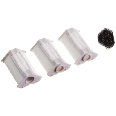 Image de Dennerle 5865 Cartouche de rechange pour filtre d&#039;angle nano, pack 3 3x éléments filtrants y compris 1 éponge filtrante