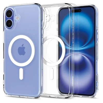 Image de Spigen Ultra Hybrid Magfit TPU Back Cover Transparent Apple iPhone 16 Plus