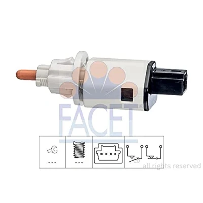 Image de FACET 7.1275 Interrupteur des feux de freins mécanique Made in Italy OE Equivalent RENAULT: MEGANE 3, SCENIC GRAND 3