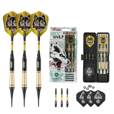 Image de CUESOUL New Soft Tip Darts 3 Complete 16 Gram Barrels F2203