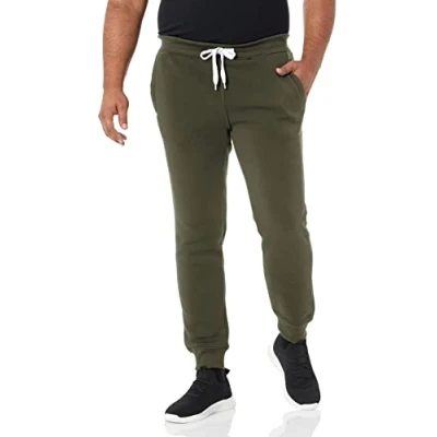Image de Southpole 1570 Basic Active Fleece Jogger Sweatpants Pantalon de Jogging en Polaire pour Homme, Vert Olive