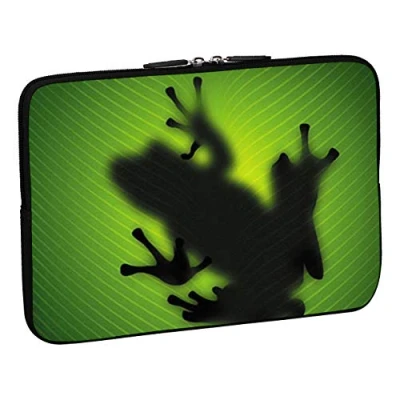 Image de PEDEA Housse de protection en néoprène pour ordinateur portable 15,6&#039;&#039; (39,6 cm), green frog