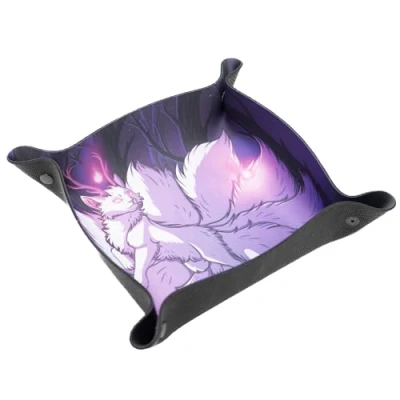 Image de Plateau à dés Dice Tray pour Jeux de société et RPG Livre des Merveilles, Chi Chi, Roll Player, C&#039;est Moi Qui Le Coupe !, Ashes: Renaissance Cendres, Forgerons du Destin Gardien la Forêt