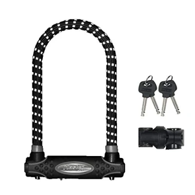 Image de MASTER LOCK Antivol Vélo U [A Clé] [Support de Universel] [Antivol Certifié] [Réfléchissant] 8195EURDPROREF Idéal pour les Vélos, Vélos Electriques, VTT et autres
