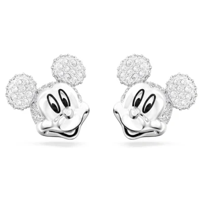 Image de Swarovski Disney 100 28715 Boucles d&#039;oreilles Silver coloured, Femme, Taille: One Size, coloured