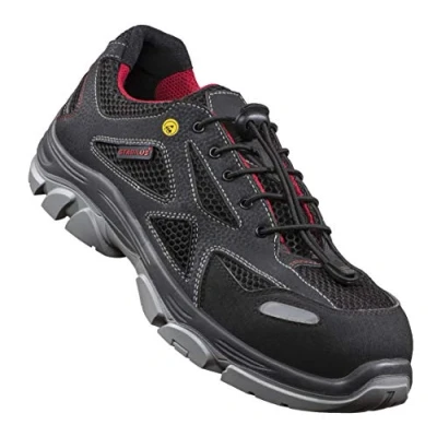 Image de Stabilus Mixte 6130a Chaussures de sécurité, Noir (Rot Schwarz Rot Schwarz), 48 EU