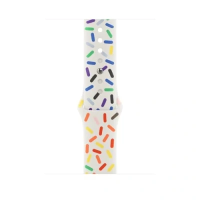 Image de Bracelet Apple Watch Original Silicones et TPU (doux) Multicolore Convient aux Series 1 9 / SE Ultra (2)