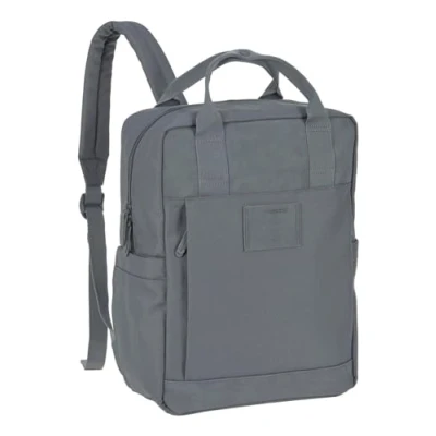 Image de LÄSSIG sac à langer pour bébé avec matelas langer, attache poussette, porte biberon produit de manière durable/Sac dos GRE Vividal anthracite
