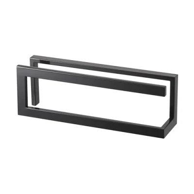 Image de YAMAZAKI 6462 LINE Range Chaussons, noir, Acier, minimaliste, 42 x 10.5 14 c m