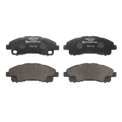 Image de DELPHI LP2716 Jeu de plaquettes frein préparé pour indicateur d&#039;usure sans tôle anti bruit accessoires FUSO (MITSUBISHI): CANTER