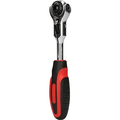 Image de KS TOOLS 914.3815 Cliquet 72 10 (3/8&quot;) avec joint à angles 165 Acier chrome vanadium