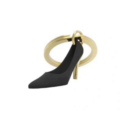 Image de METALMORPHOSE Porte clés Escarpin noir et doré MTM977 01