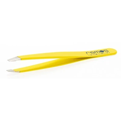 Image de REMOS Pince à sourcils Mini faite la main en acier inoxydable Jaune